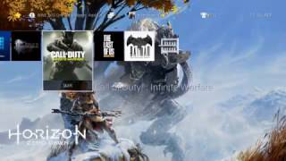 Horizon Zero Dawn PreOrder Dynamic Theme