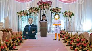 Barack Obama and Garfield get married and later get a divorce