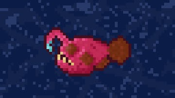 Day 360 | 32 x 32 Angler Fish | Pixel art time lapse