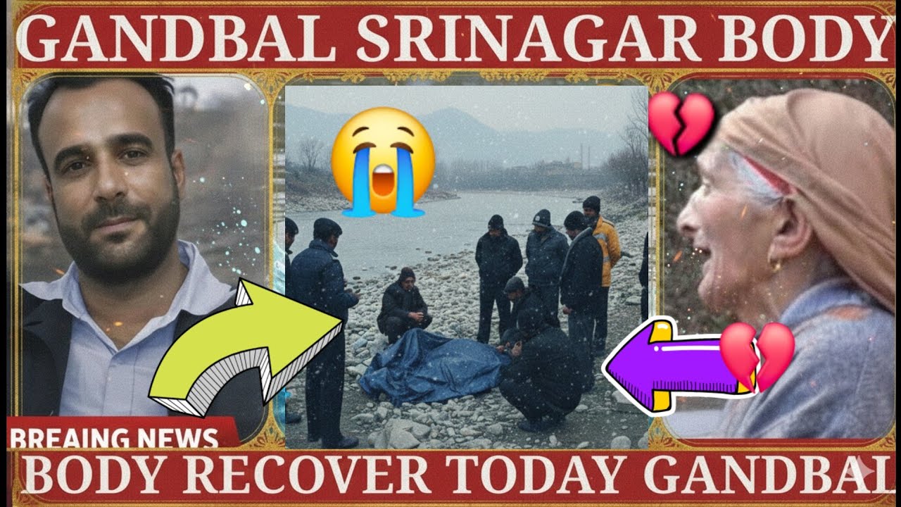 Gandbal srinagar body recover || rescue opr gandbal srinagar || viral video in kashmir