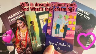 Who is dreaming about you \u0026 what’s they dreaming?🥰🤩 Hindi tarot card reading | Love tarot reading