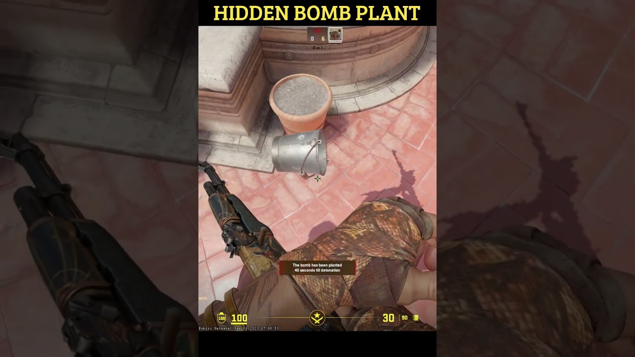 HIDDEN BOMB PLANT on CS2 INFERNO 