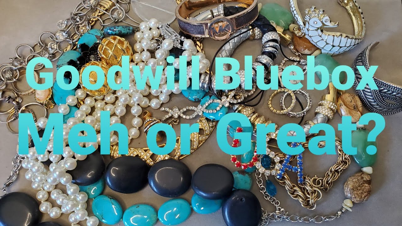 Goodwill Bluebox Jewelry Jar Unboxing from Florida! Found Vintage