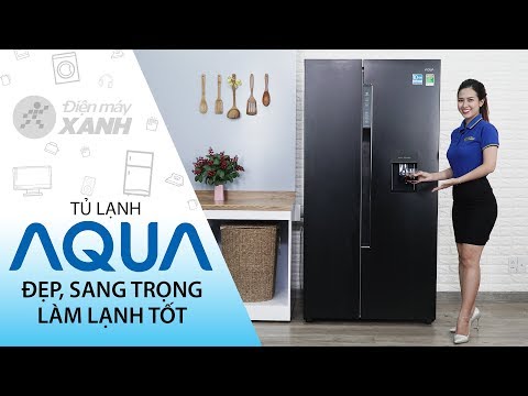 Tủ lạnh Aqua: đẹp, chứa nhiều đồ, làm lạnh hiệu quả, giá ổn (AQR-I565AS BS) | Điện máy XANH