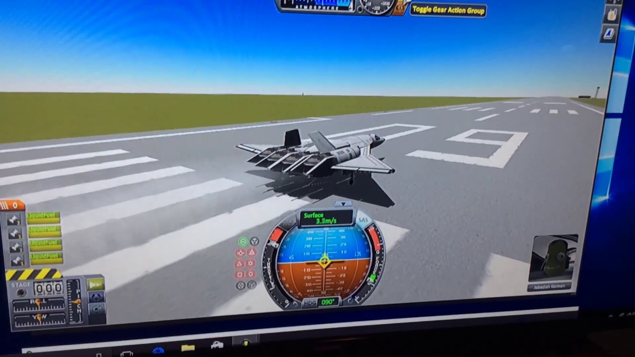 Awesome air breathing jet makes it to orbit with normal jet enginesKsp