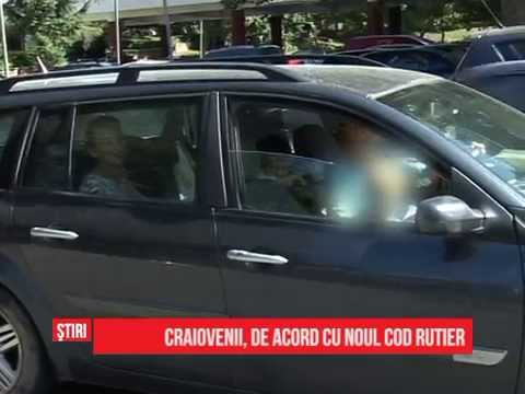 Craiovenii, de acord cu Noul Cod Rutier