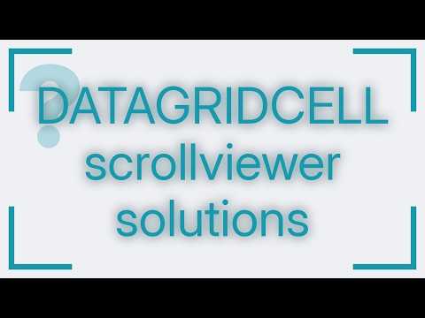 WPF ScrollViewer and TextWrapping inside datagrid cell