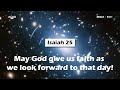  isaiah 25 may god give us faith as we look forward to that day acad bible reading