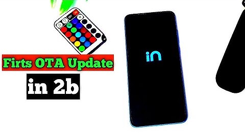 IN 2b First Software Update