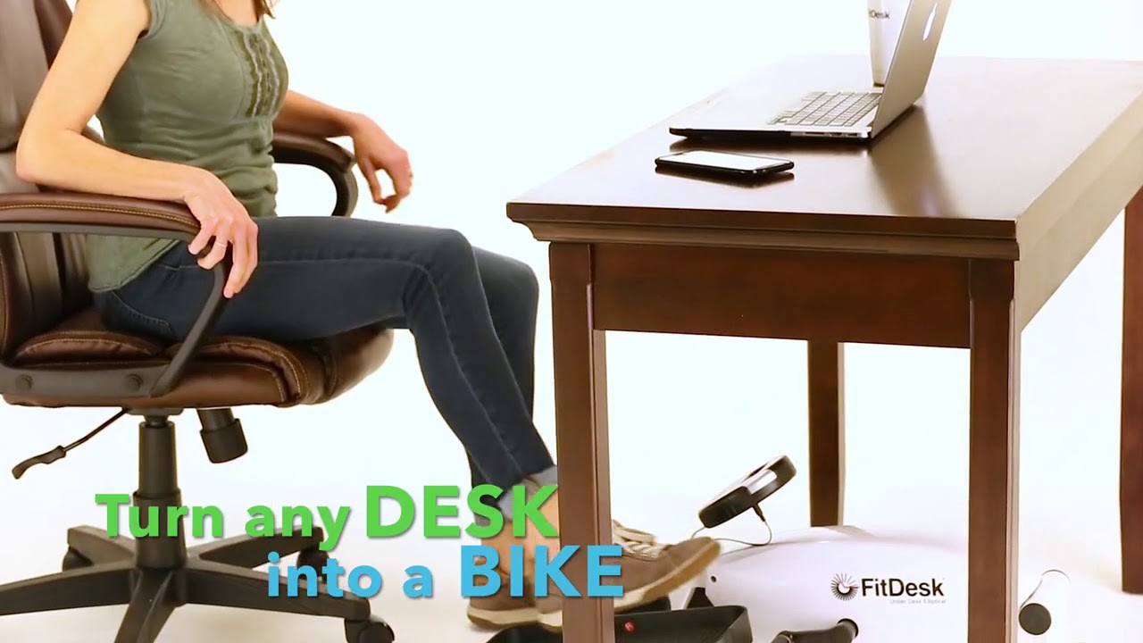 Get Fit With Fitdesk S Under Desk Cycle Youtube