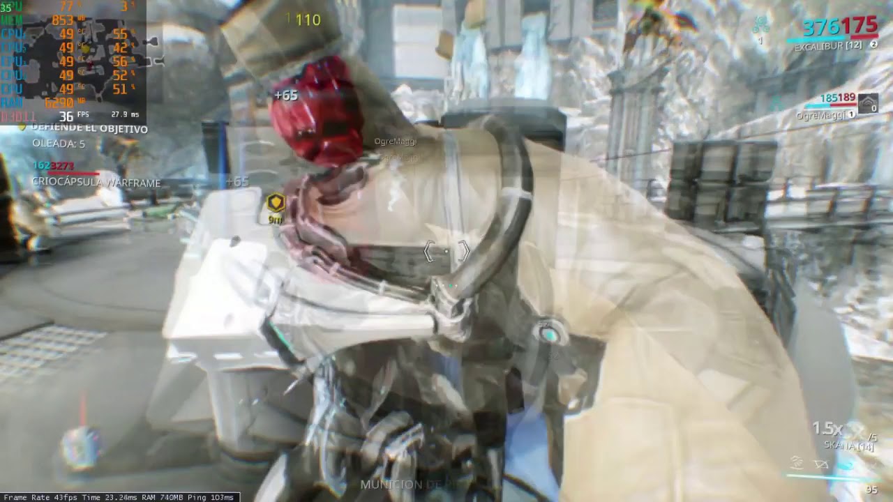 Warframe Benchmark HD 630 I3 7100 8gb ram