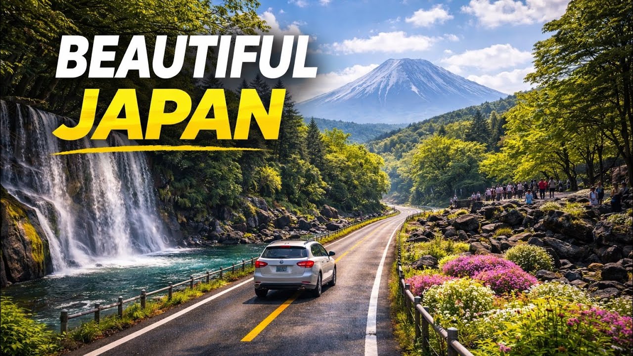 Best Scenic Drive in Karuizawa, Japan 🇯🇵 Shiraito Falls & Onioshidashi Park