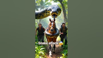Brave Heroes Saves Autistic Horse from Giant Python Deadly Coils🦄🐍#shorts
