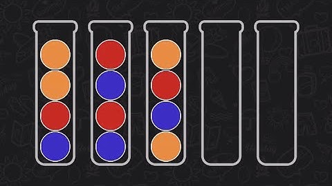 Ball Sort Puzzle Level 4 Solution