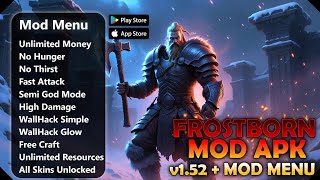 💥Frostborn Mod APK 1.34.12.658 ‼️(Unlimited Craft/Durability) + Free✨ Craft 2026 ❄️ screenshot 3