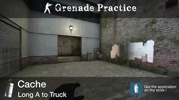 Grenade Practice : Cache Smoke - Long A to Truck