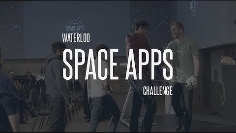 NASA Space Apps challenge - Waterloo, Canada