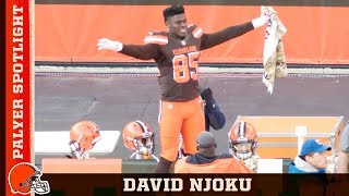 David Njoku Player Spotlight: Mic'd Up vs. Falcons | Browns All Access