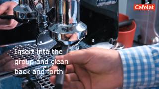 Cafelat circular Group Head Brush