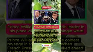 Prince William's COLD REVENGE On President Macron! 😱❄️