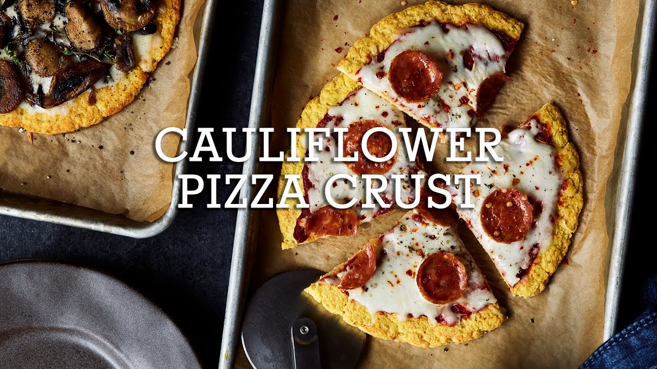 Keto Cauliflower Pizza Crust {