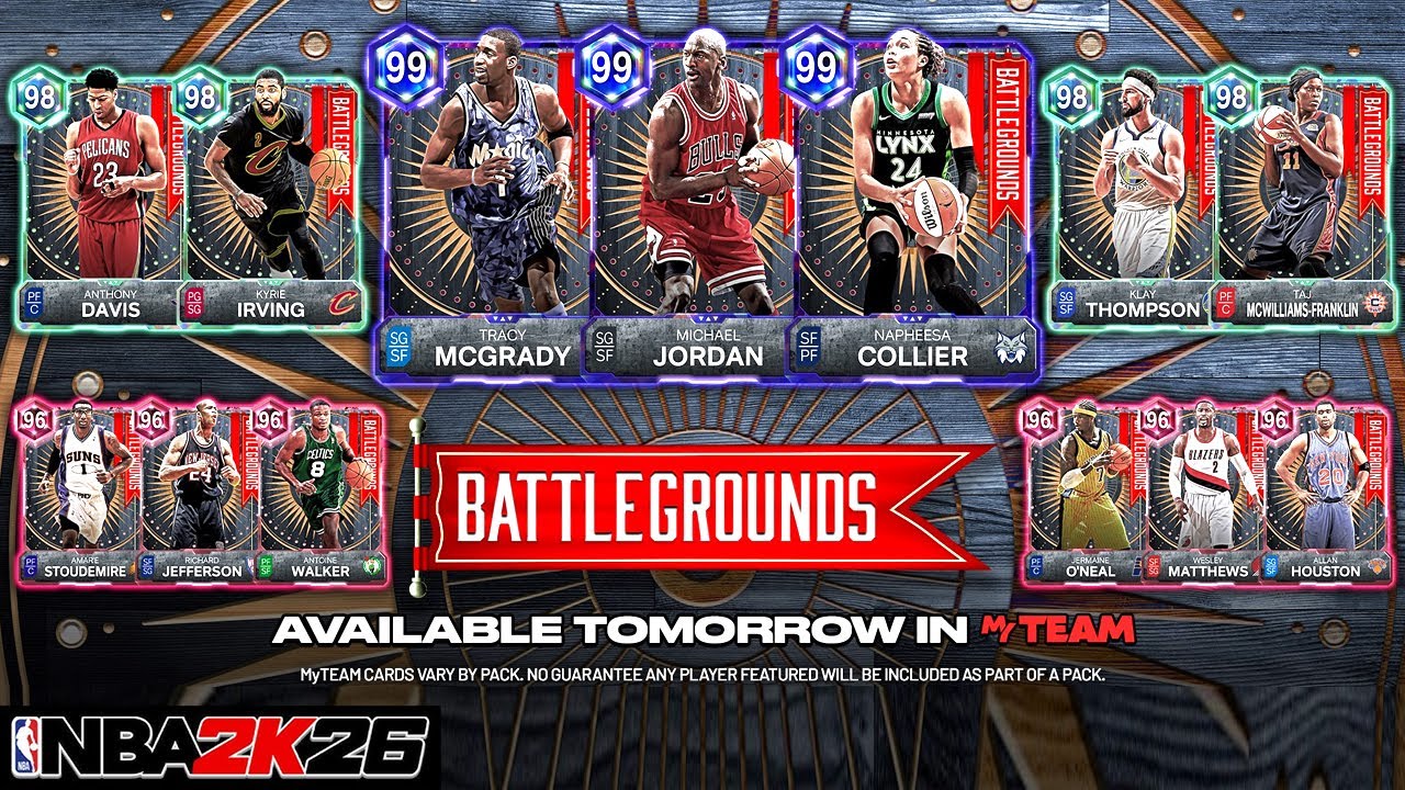 DARK MATTER MICHAEL JORDAN & TRACY MCGRADY HEADLINE BATTLEGROUNDS CARDS IN NBA 2K26 MyTEAM!