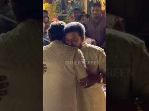 #venkatesh Visuals at #allusirish & #nayanika Wedding #alluarjun