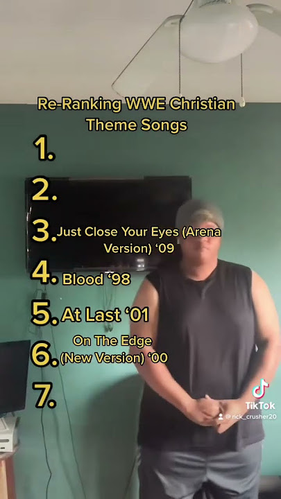 Here’s All Christian’s WWE Theme Song Rankings.