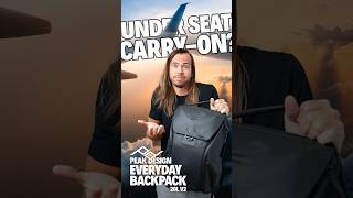 Does the Peak Design 20L Everyday Backpack v2 fit under an airplane seat? #camerabackpack