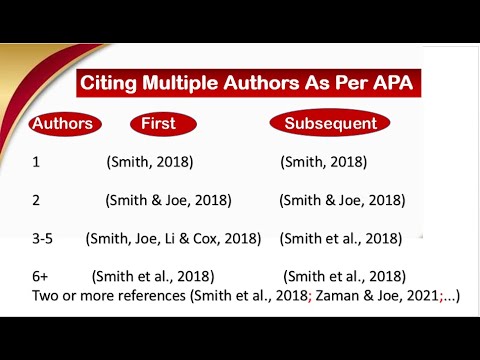 apa in text parenthetical citation multiple authors