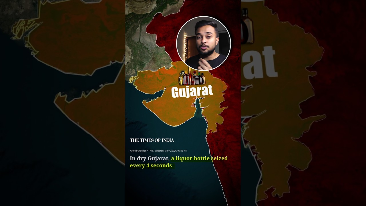 144Cr of liquor In dry Gujarat. 