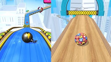 GOING BALLS‏ - SUPER SPEEDRUN GAMEPLAY LEVEL 811 - 817, Funny Fails and Impossible tricks