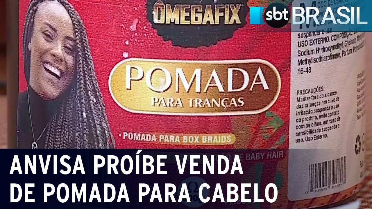 Anvisa proíbe venda de pomada para cabelo | SBT Brasil (24/03/22)