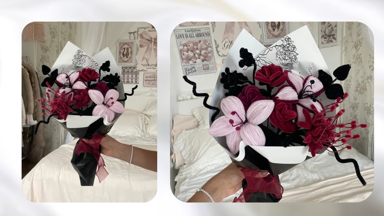 БУКЕТ БЛАЖЕНСТВО ИЗ СИНЕЛЬНОЙ ПРОВОЛОКИ 