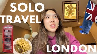 SOLO TRAVEL TO LONDON VLOG