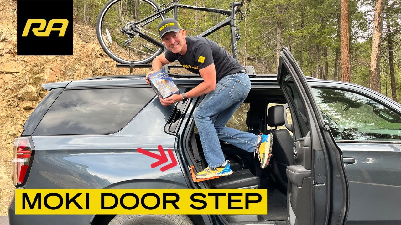 Moki Door Step for Easy Top of Vehicle Access 