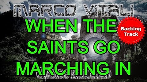 When the Saints Go Marching In - Rock Backing Track