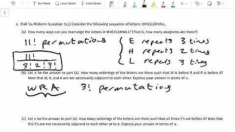 [CS 70] Fa25 Week 6 - Q2 Counting Walkthrough