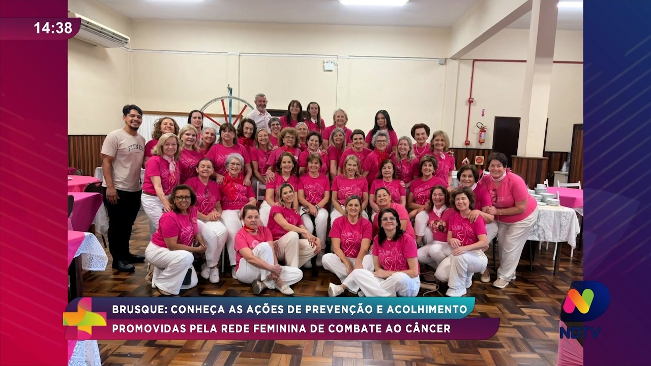Brusque: Rede Feminina de Combate ao Câncer promove acolhimento