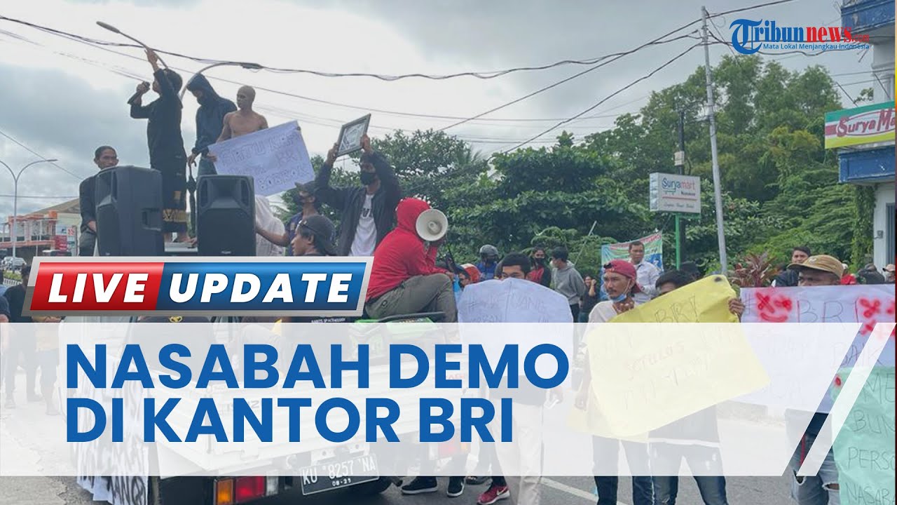 150 Nasabah BRI Demo di Kantor BRI Nunukan, Minta Pertanggungjawaban Lenyapnya Uang Rp 384 Juta