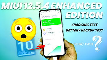 Mi 11x MIUI 12.5.4 Enhanced Edition Battery Backup Test and Battery Charging Test 😯| MIUI 12.5