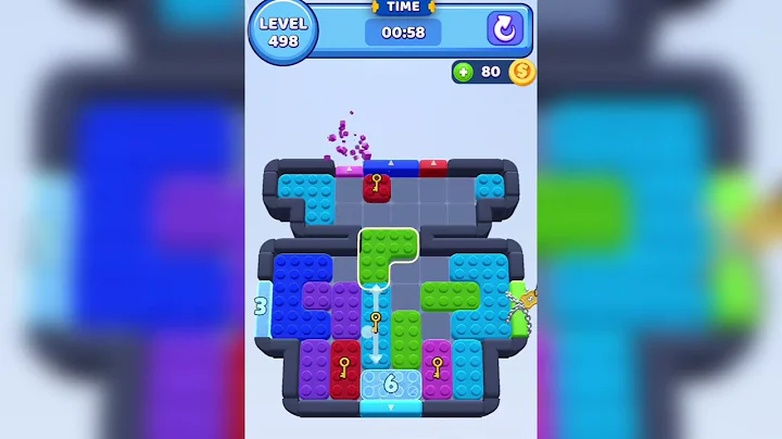 Color Block Jam Level 498 Walkthrough Solution