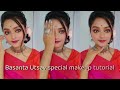 Holibasanta utsav makeup look  holi makeup tutorial