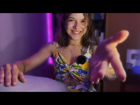 ASMR MASSAGEM NAS COSTAS PARA CABAR COM SUAS DORES E DORMIR BEM