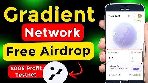 Gradient Network Airdrop How to Participate in the Project #airdrop #gradient #tufsidcrypto