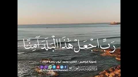 ما تيسر من سورة إبراهيم | القارئ محمد أيوب رحمه الله