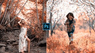 Auntum Color Effect Photoshop Tutorial screenshot 5