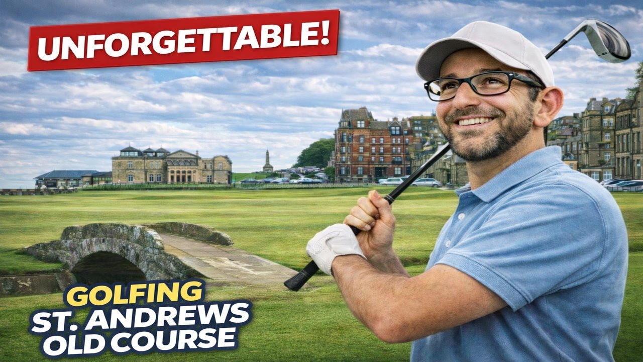 Playing the Old Course at St. Andrews on Trackman Simulator