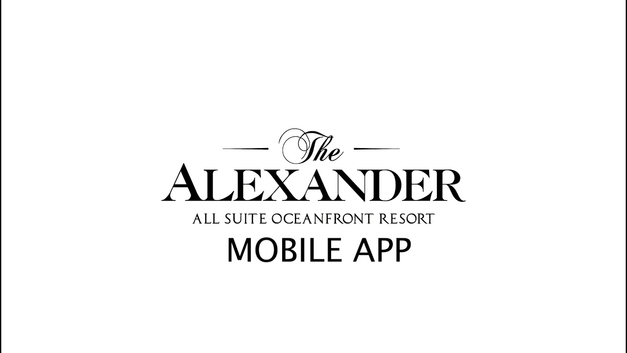 Alexander Hotel Owner Portal and App YouTube