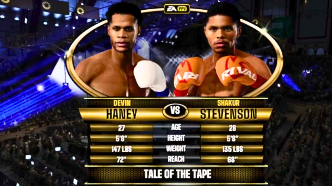 Devin Haney vs Shakur Stevenson FULL FIGHT | Fight Night Forever AI Simulation Gameplay (CPU vs CPU)